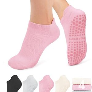 yeug pilates socks for women non slip grip socks for yoga