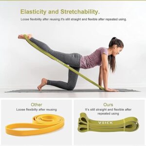 veick pull up resistance bands set, heavy stretch workout bands, fitness assistance bands for men women