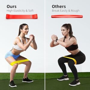 resistance bands for working out, 5 pack elastic exercise bands for strength training, stretching