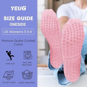 yeug pilates socks for women non slip grip socks for yoga