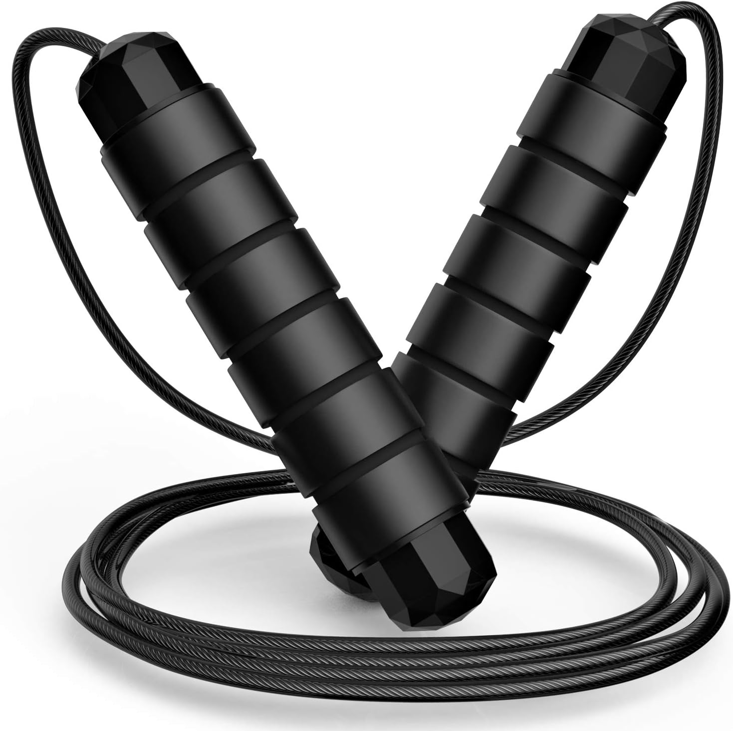 ump rope, tangle free rapid speed jumping rope cable with ball bearings for women, men & kids, adjustable ump rope, tangle free rapid speed jumping rope cable with ball bearings for women, men & kids, adjustable
