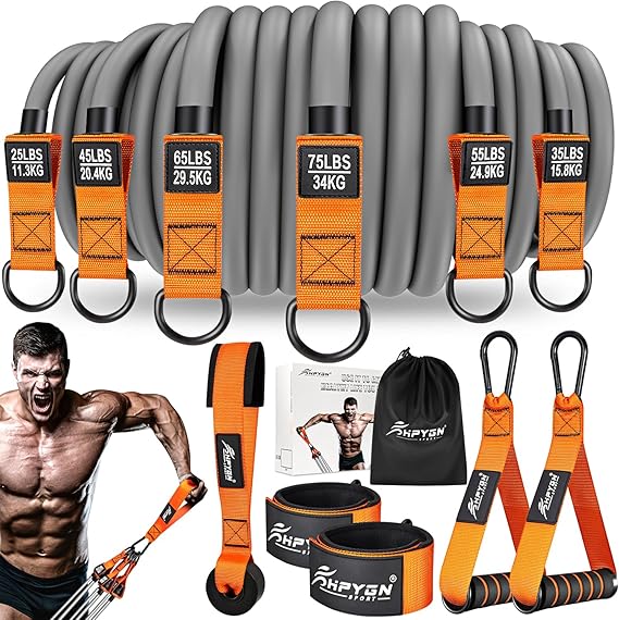 hpygn heavy resistance bands, 300lbs exercise bands for working out hpygn heavy resistance bands, 300lbs exercise bands for working out