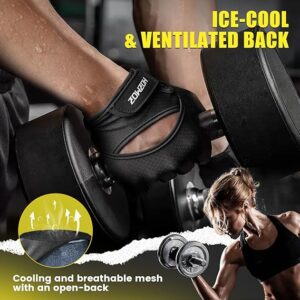 hozmoz ventilated weight lifting gloves