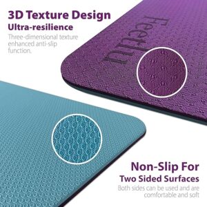 yoga mat with strap – 10mm thick
